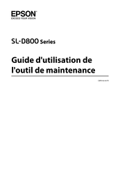 Epson SureLab SL-D800 Serie Guide D'utilisation De L'outil De Maintenance