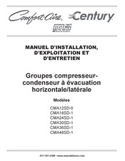 Mars CMA36SD-1 Manuel D'installation, D'exploitation Et D'entretien