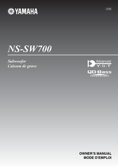 Yamaha NS-SW700 Mode D'emploi