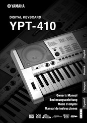 Yamaha YPT-410 Mode D'emploi