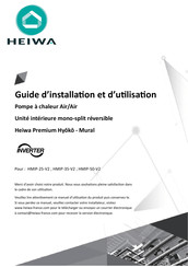 HEIWA HMIP-25-V2 Guide D'installation Et D'utilisation