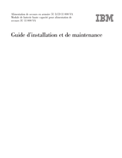 IBM 3U IBM 11 000 VA Guide D'installation Et De Maintenance