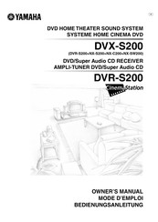 Yamaha DVX-S200 Mode D'emploi