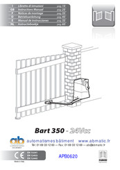 fadini Bart 350 Notice De Montage