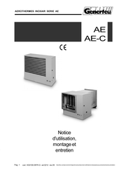 GENERFEU AE-C Notice D'utilisation, D'installation Et D'entretien