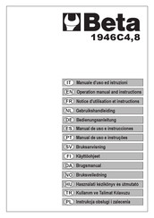 Beta 1946C 4,8 Notice D'utilisation Et Instructions