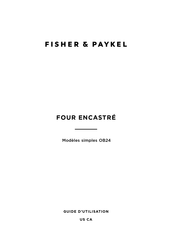 Fisher & Paykel OB24 Guide D'utilisation