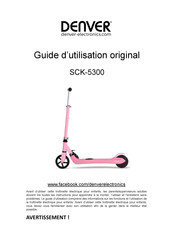 Denver Electronics SCK-5300 Guide D'utilisation Original