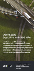 Unify OpenScape Desk Phone IP 55G HFA Guide Rapide D'installation Et De Référence