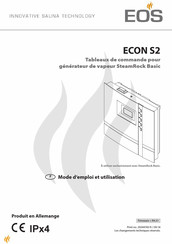 Eos ECON S2 Mode D'emploi Et Utilisation