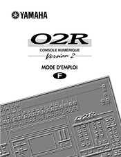 Yamaha O2R Mode D'emploi