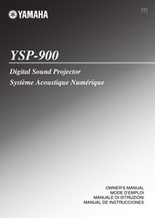 Yamaha YSP-900 Mode D'emploi