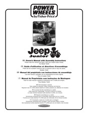 Fisher-Price JEEP JUNIOR 74240 Guide D'utilisation Et Directives D'assemblage