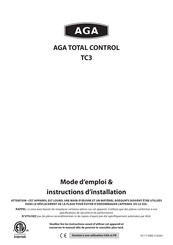 AGA TOTAL CONTROL TC3 Mode D'emploi & Instructions D'installation