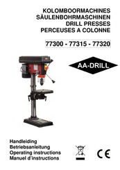 AA-drill 77315 Manuel D'instructions