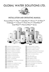Global Water Solutions M-Inox Série Manuel D'installation Et D'utilisation