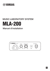 Yamaha MLA-200 Manuel D'installation