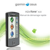 Garmin Asus nuvifone A50 Manuel De Demarrage Rapide