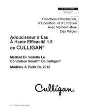 Culligan HE-120 Directives D'installation, D'opération, Et D'entretien