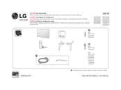 LG 75UJ6470 Guide De Configuration Rapide