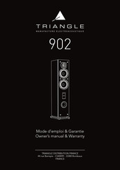 Triangle 902 Mode D'emploi & Garantie