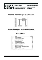 Elka EST 2204K Manuel De Montage Et D'emploi