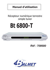 BALMET Bt 6800-T Manuel D'utilisation