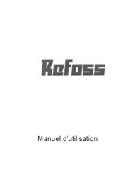 Refoss RGR910 Manuel D'utilisation