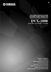 Yamaha DVX-1000 Mode D'emploi