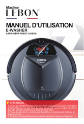 LEBON E-WASHER Manuel D'utilisation