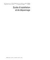 Dell PowerEdge 1800 Guide D'installation Et De Dépannage