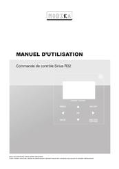 MOBIKA Sirius R32 Manuel D'utilisation