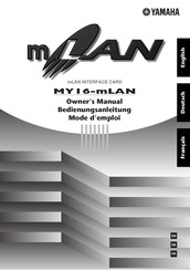 Yamaha MY16-mLAN Mode D'emploi