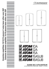 audiophony ATOM 15A Guide De L'utilisateur