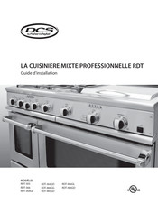 Fisher & Paykel DCS RDT-485GD Guide D'installation