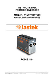 Lastek RODIE 140 Manuel D'instruction