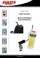 SOMECO HANDY ESATEST Manuel D'utilisation Et De Maintenance