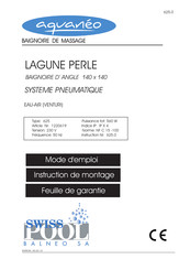 Swisspool Balneo LAGUNE PERLE Mode D'emploi