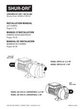 SHUR-DRI SDTS5-01 1/2 HP Manuel D'installation