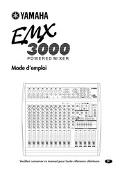 Yamaha EMX 3000 Mode D'emploi