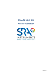 SRA Instruments MicroGC SOLIA 490 Manuel D'utilisation