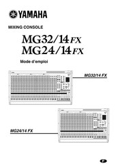 Yamaha MG32/14FX Mode D'emploi