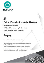 HEIWA HCEP-25-V2 Notice D'installation