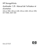 HP StorageWorks Ultrium 460 Manuel De L'utilisateur Et D'entretien
