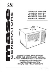 Mase Generators VOYAGER 9000 DM Manuel D'instructions Et D'entretien