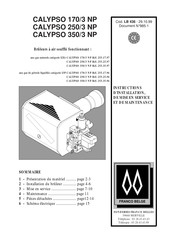 FRANCO BELGE CALYPSO 170/3 NP Instructions D'installation, De Mise En Service Et De Maintenance