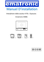 EMATRONIC EM8S Manuel D'installation