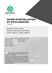 HEIWA Hyoko MAX HHIP-100M-V1 Guide D'installation Et D'utilisation