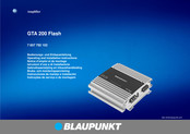 Blaupunkt GTA 200 Flash Notice D'emploi Et De Montage