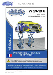 twin busch TW S3-18 U Installation, Utilisation Et Entretien